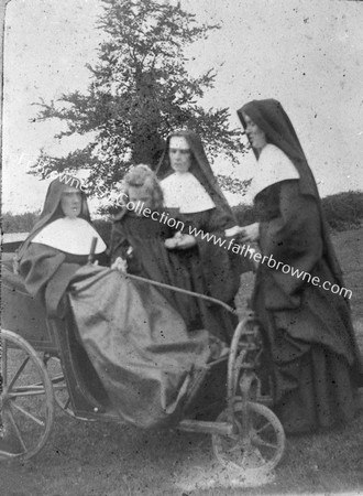 URSULINE CONVENT BLACKROCK NUN IN WHEELCHAIR